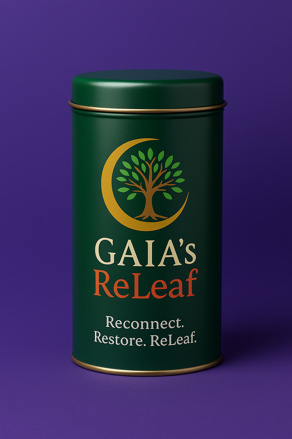 Gaia’s ReLeaf™ – Calming Floral–Mint Herbal Loose Leaf Tea